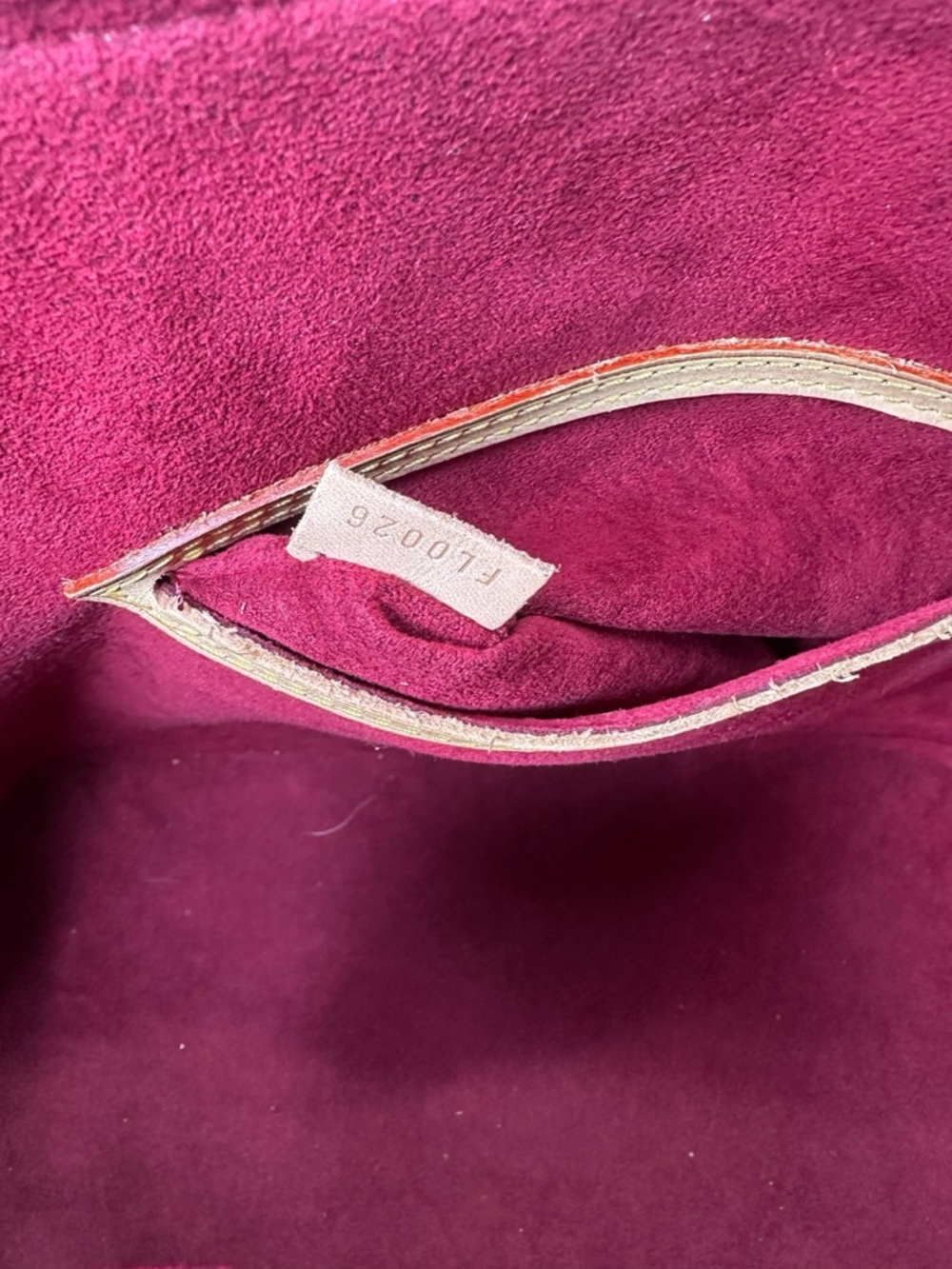 Louis Vuitton White Multicolor Alma Satchel with Tan Trim - Picture 10 of 10